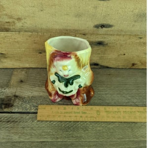 Vintage Pixie Elf Sprite Gnome Ceramic Plater Made in Japan Kitschy image 9