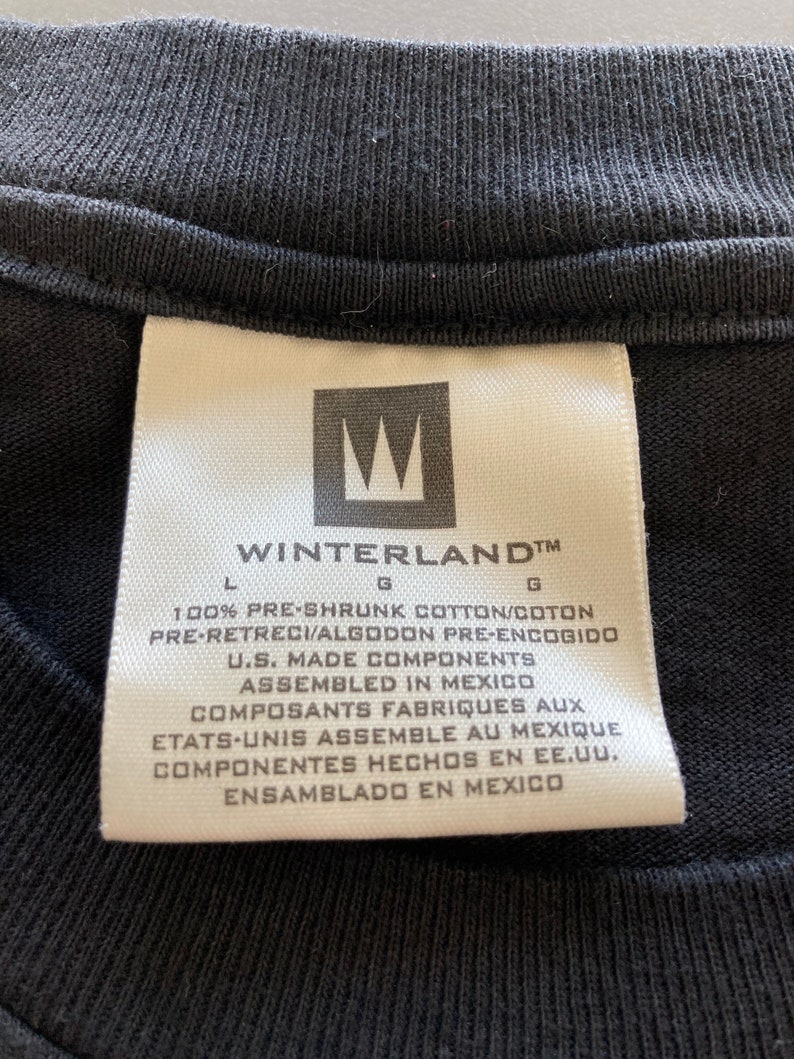 Vintage 90\u2019s Meat Loaf Storytellers Tour T Shirt Winterland Size Large Rock Band Bat Out Of Hell 1999 Concert Tee