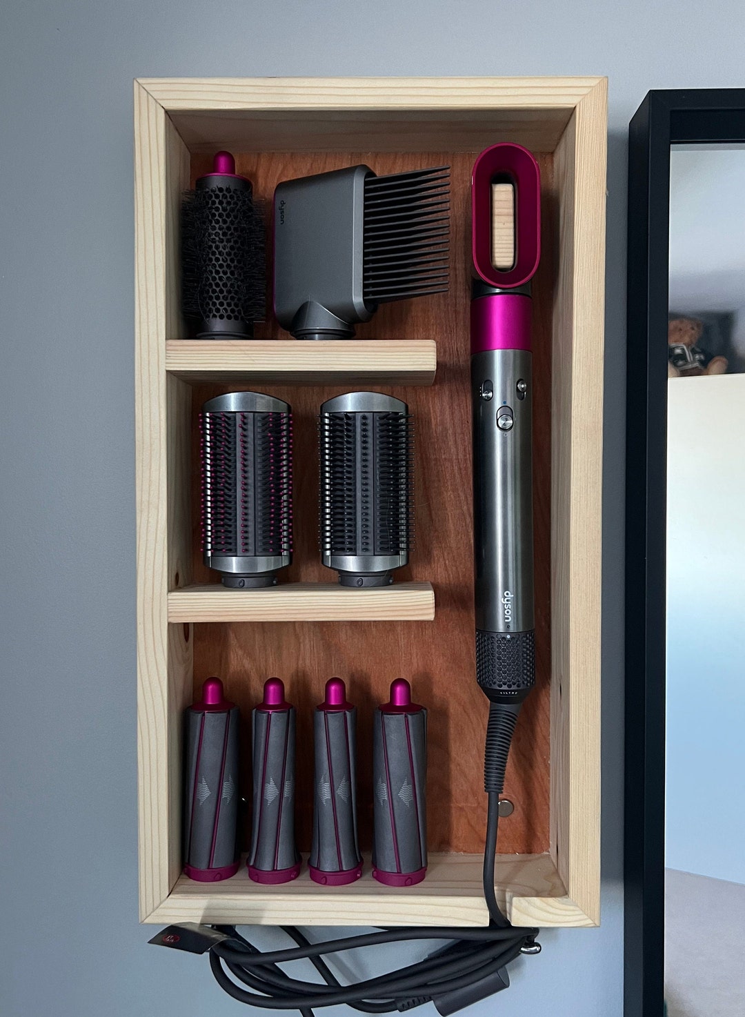 Quest Bespoke Wall Mounted Dyson Airwrap Display Stand Etsy UK