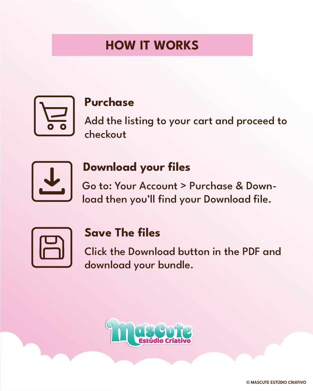 Cute Fruit Clipart Set SVG PNG EPS | Kawaii Fruit Illustrations for ...