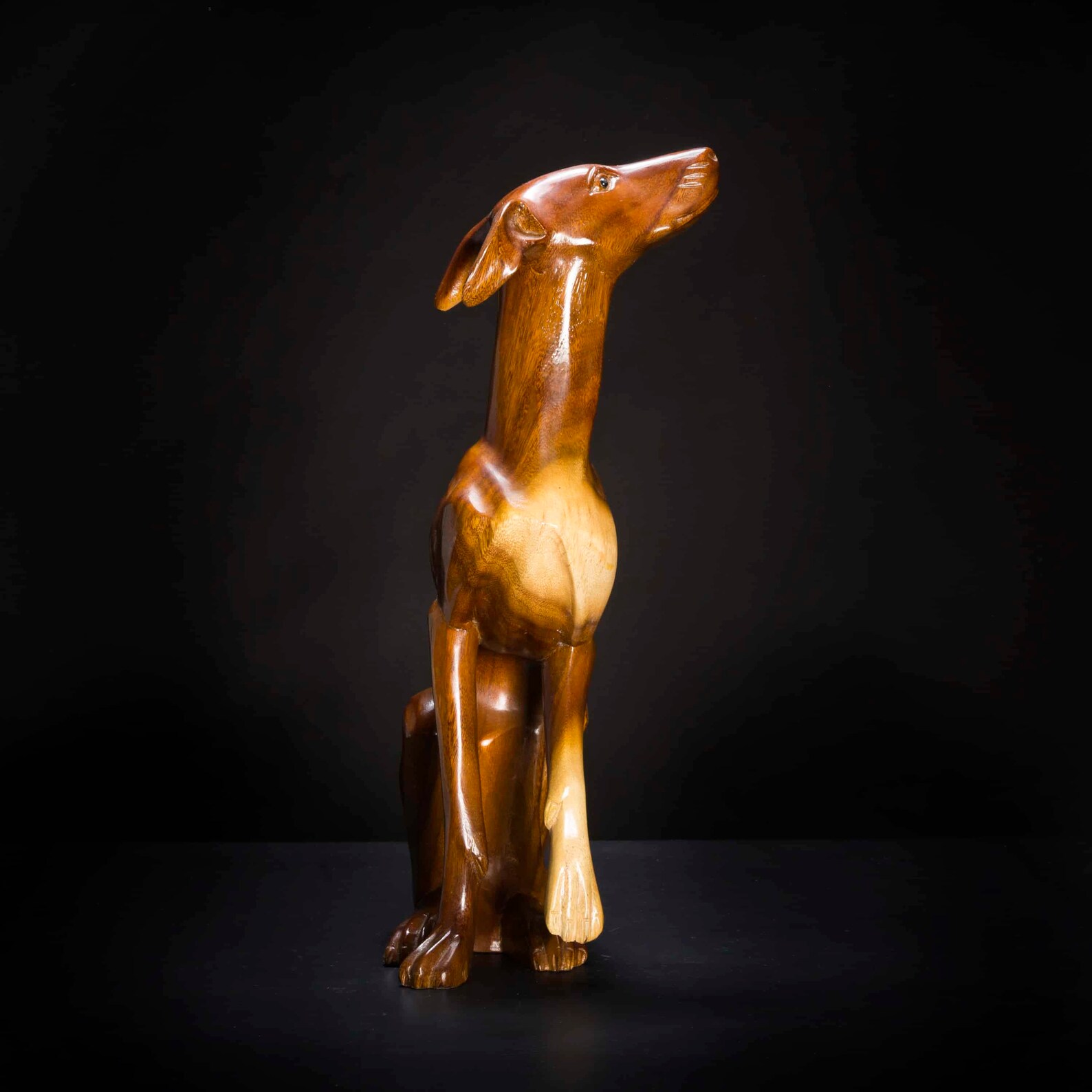 My Best Friend Wooden Dog Statue Etsy