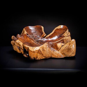 Rosewood Carved Bowl