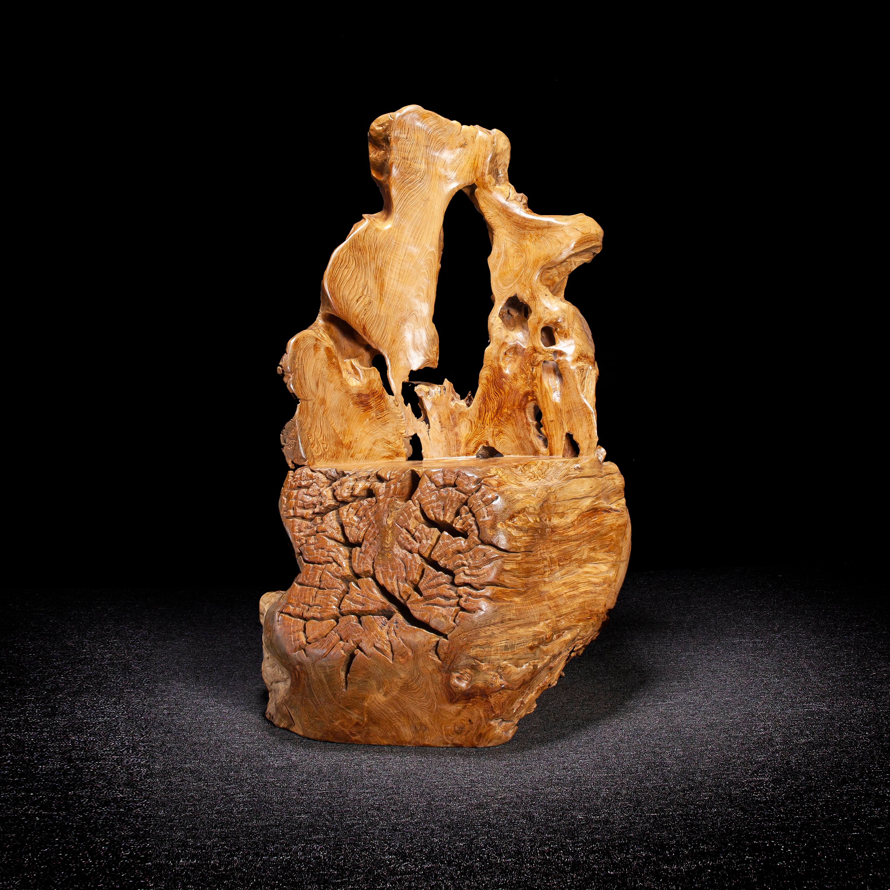 Hand Carved Teak Root Chair Etsy Canada