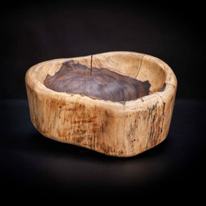 Rosewood Carved Bowl