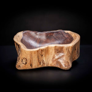 Rosewood Carved Bowl