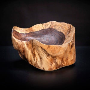 Rosewood Carved Bowl