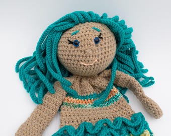 Crocheted Mermaid Lovey