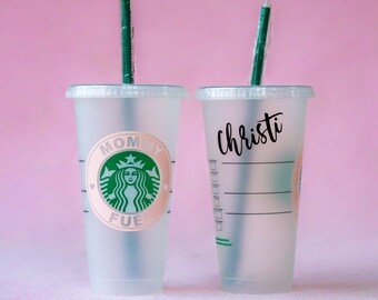 Custom Starbucks Cup Etsy