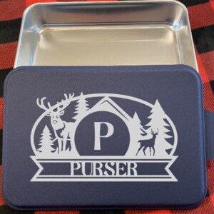 9x13 Aluminum Cake Pan with Colored Lid Laser Engraved Personalized Family Name, Deer, Baking pan set, Kitchen Bakeware