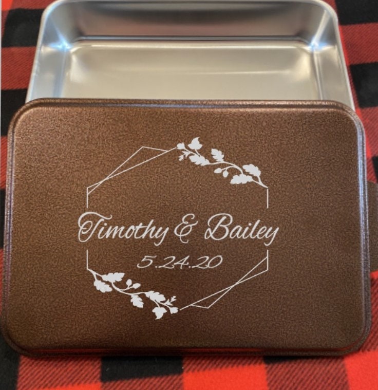 Custom Engraved Cake Pan, 9x13 Aluminum Cake Pan With Engraved Lid,  Personalized Metal Cake Pan, Wedding, Mother's Day Gift, Baking Gifts 