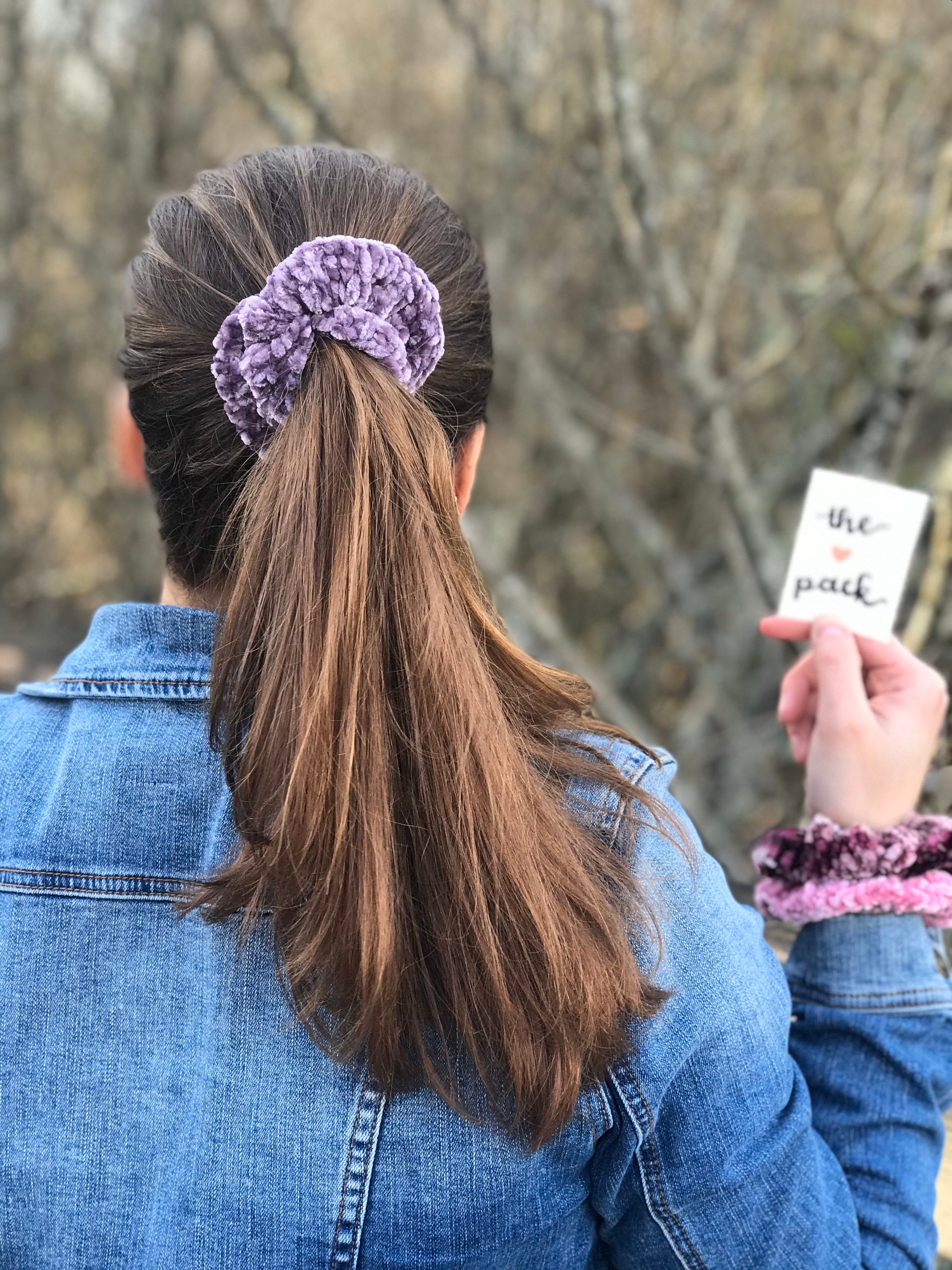 The <3 Pack // 3 Pack of Velvet Scrunchies // Mixed Pinks 
