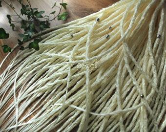 synthetic dreads white blond - realistic & soft - dreadlocks hair extension
