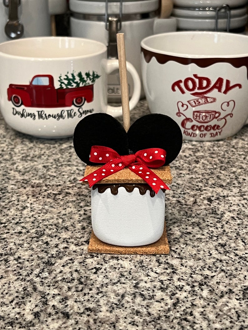 Faux S’mores Stick Decor- Faux S’mores Christmas Ornament - Etsy