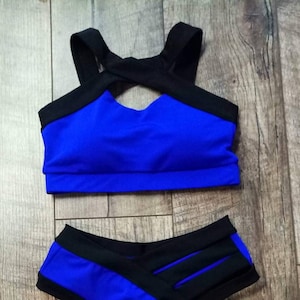 Pole Dance Costume, Pole Dance Top and Shorts, Pole Wear, Hot Dance, Dance Wear for Stripper, Set Pole Dance, Stripper Outfits with Shorts