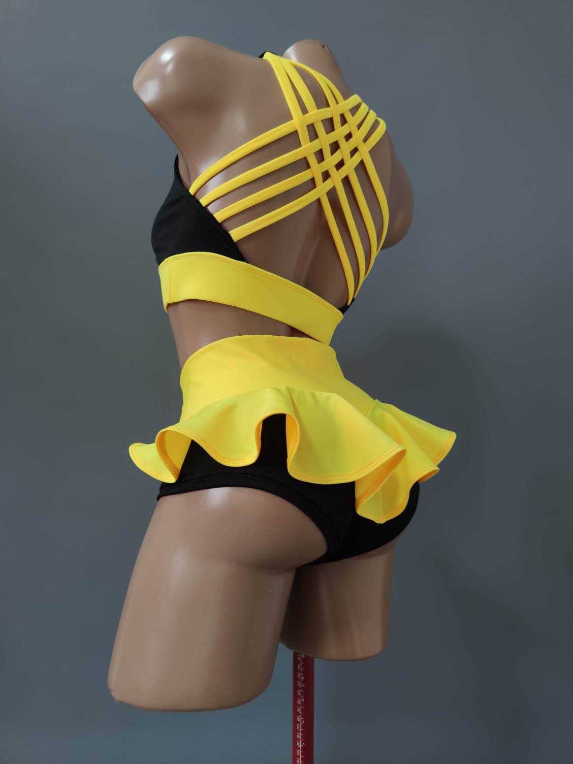 Pole Dance Wear Top and Shorts 2pc Workout Outfit Polewear Etsy