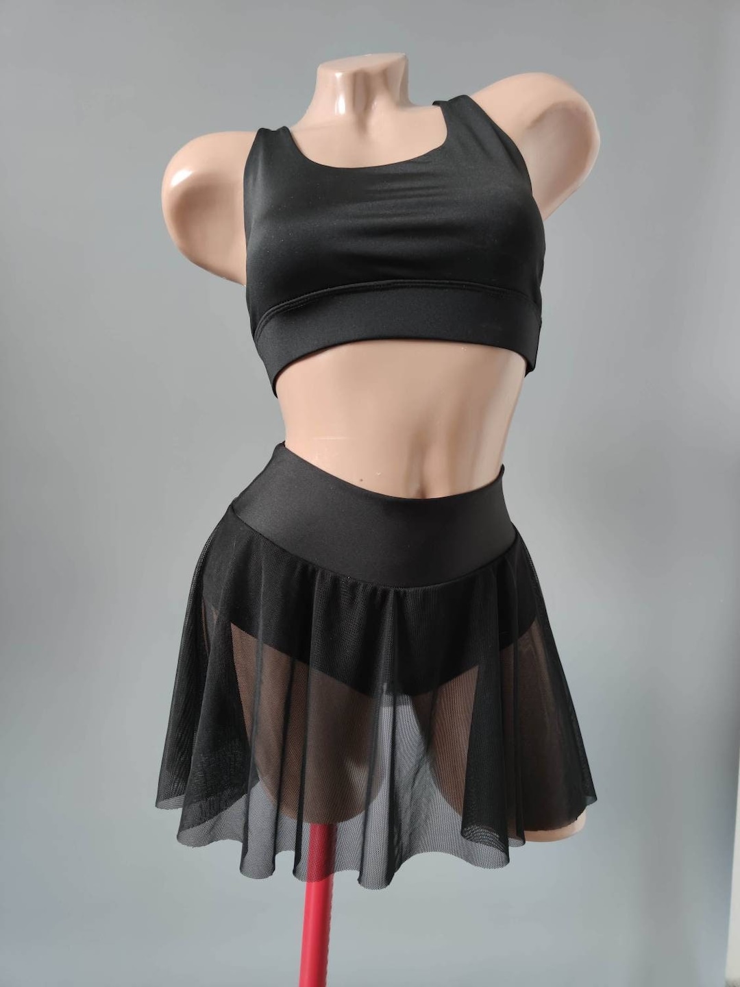 Pole Dancing Costume, Pole Dance Costume, Polewear Suit, Pole Top and