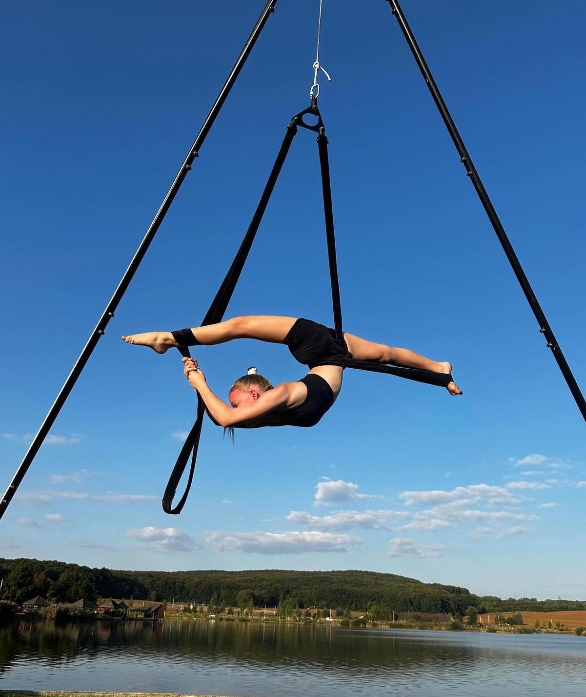 Loop Acrobatic Aerial Straps Loops in Velvet, 2 Pcs, Circus Loops for Aerial ...