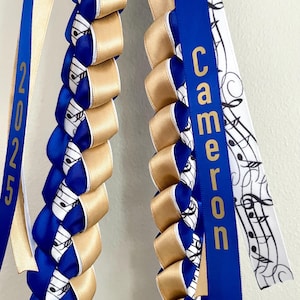 MUSIC/BAND Ribbon Lei/senior Night Gift - Etsy