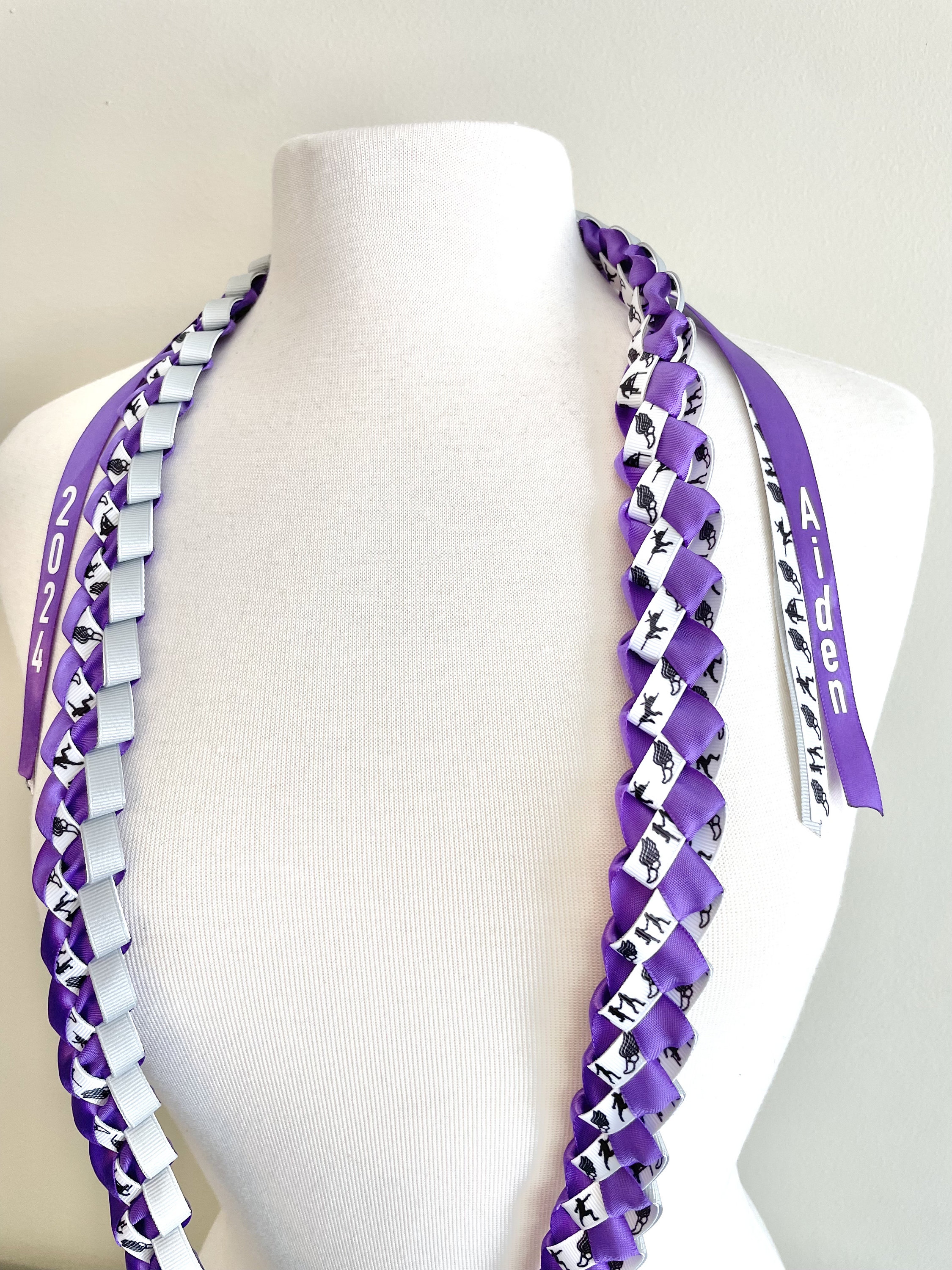 Track Ribbon Frame TRACK AND FIELD Ribbon Lei/senior Night Gift - Etsy
