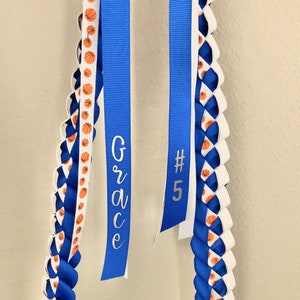 BASKETBALL Ribbon Lei/Senior Night Gift