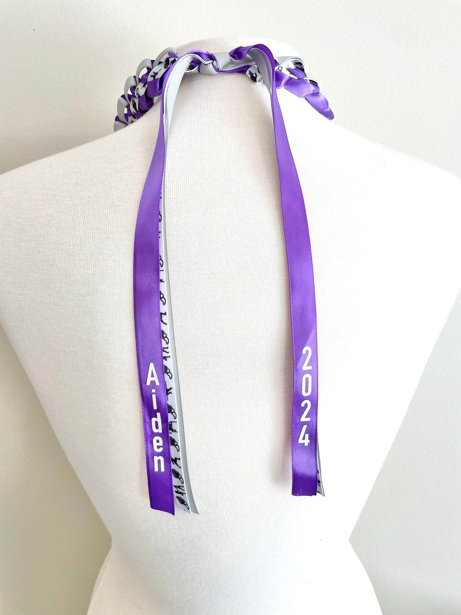 Track End Ribbon TRACK AND FIELD Ribbon Lei/senior Night Gift - Etsy