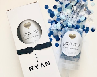 Ring Bearer Proposal Confetti Pop - Custom Surprise Message