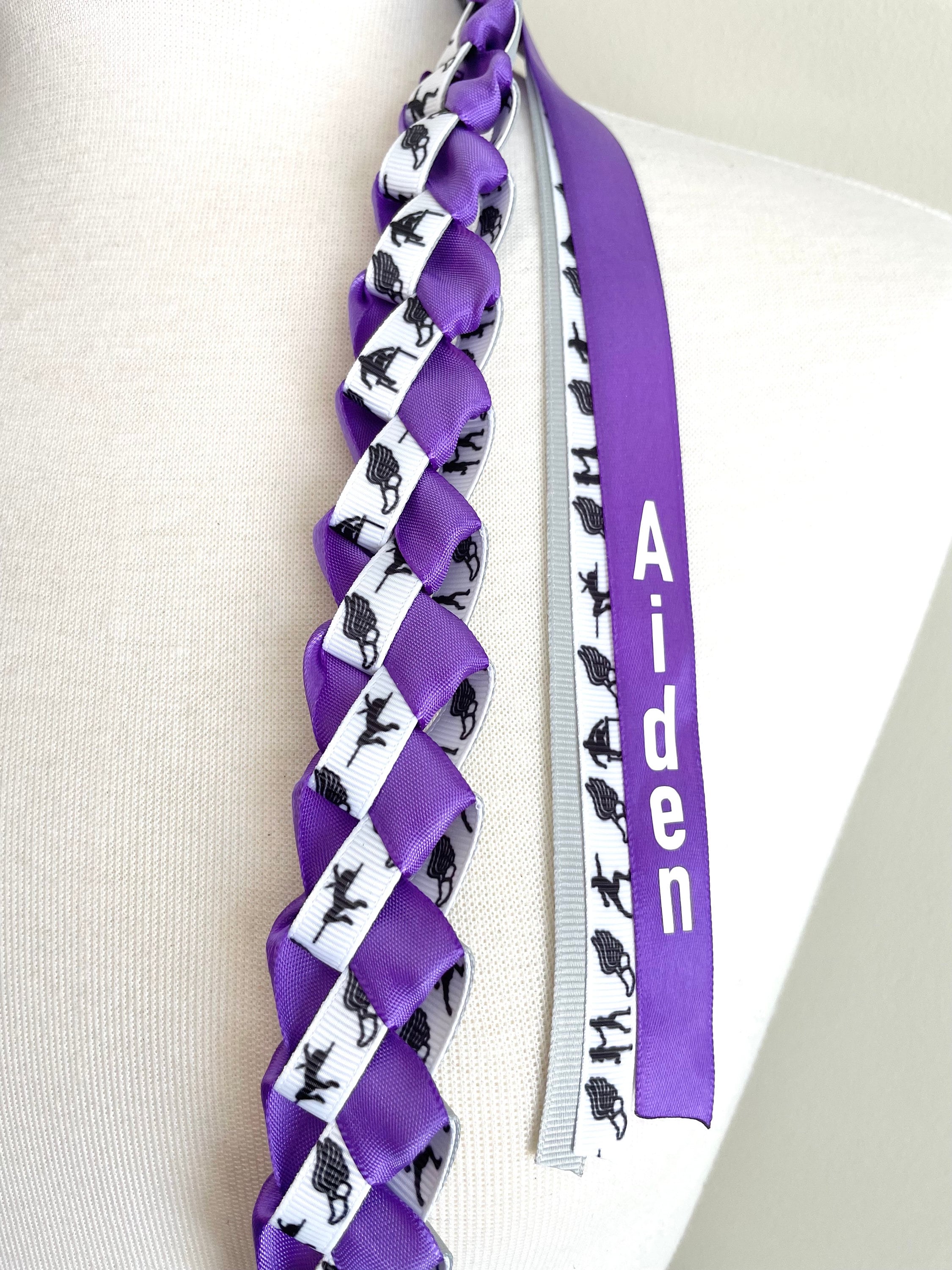 Track End Ribbon TRACK AND FIELD Ribbon Lei/senior Night Gift - Etsy