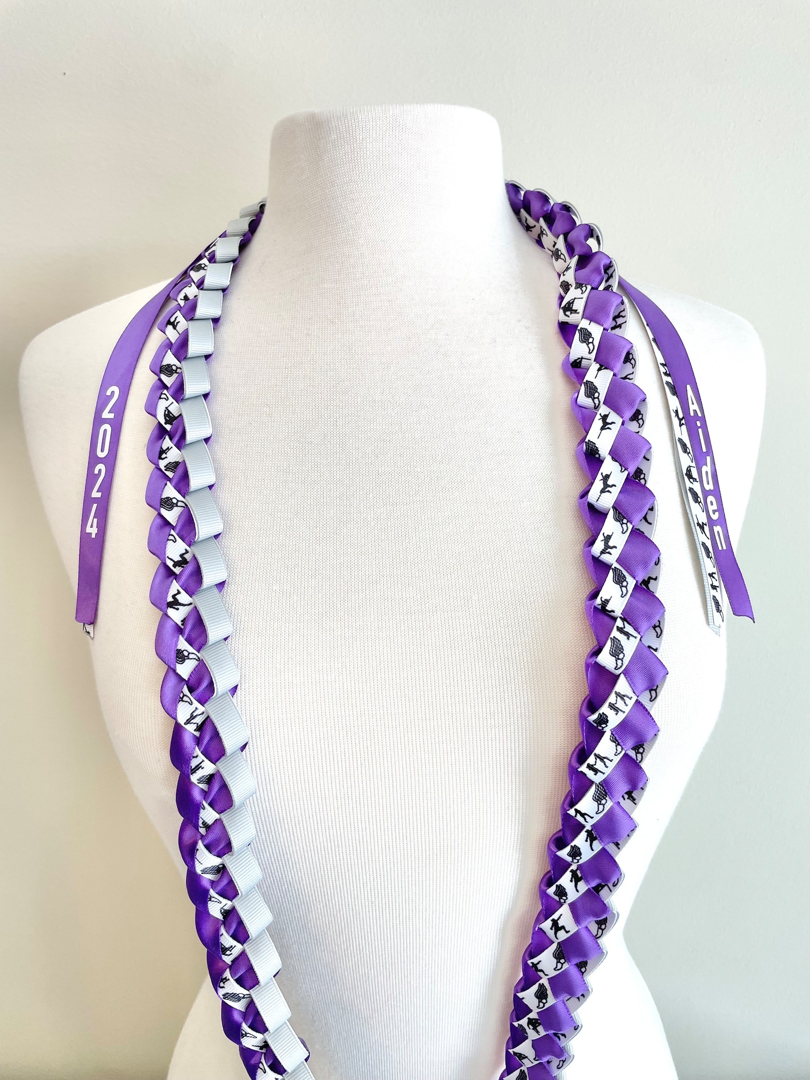 Track End Ribbon TRACK AND FIELD Ribbon Lei/senior Night Gift - Etsy