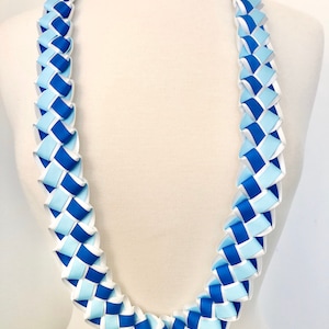 3-D Single Braided Ribbon Lei