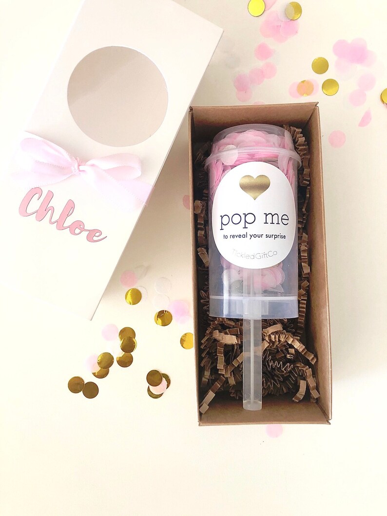 Will You Be My Bridesmaid Confetti Popper Flower Girl Etsy