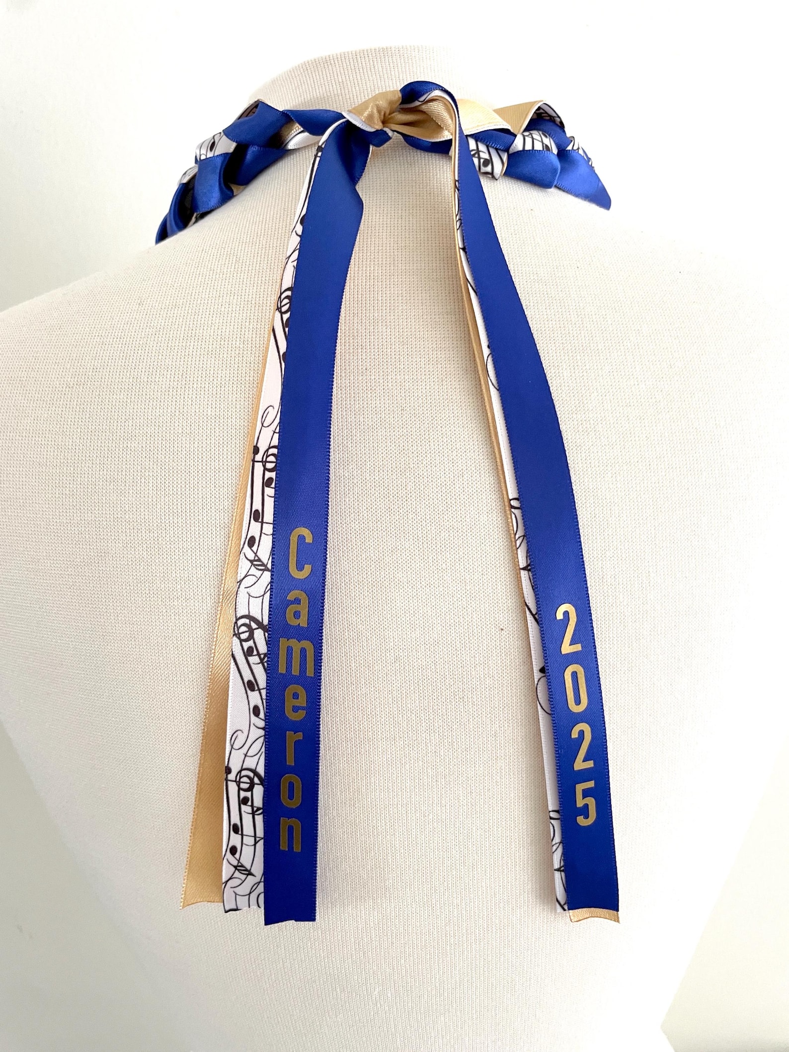 MUSIC/BAND Ribbon Lei/senior Night Gift - Etsy