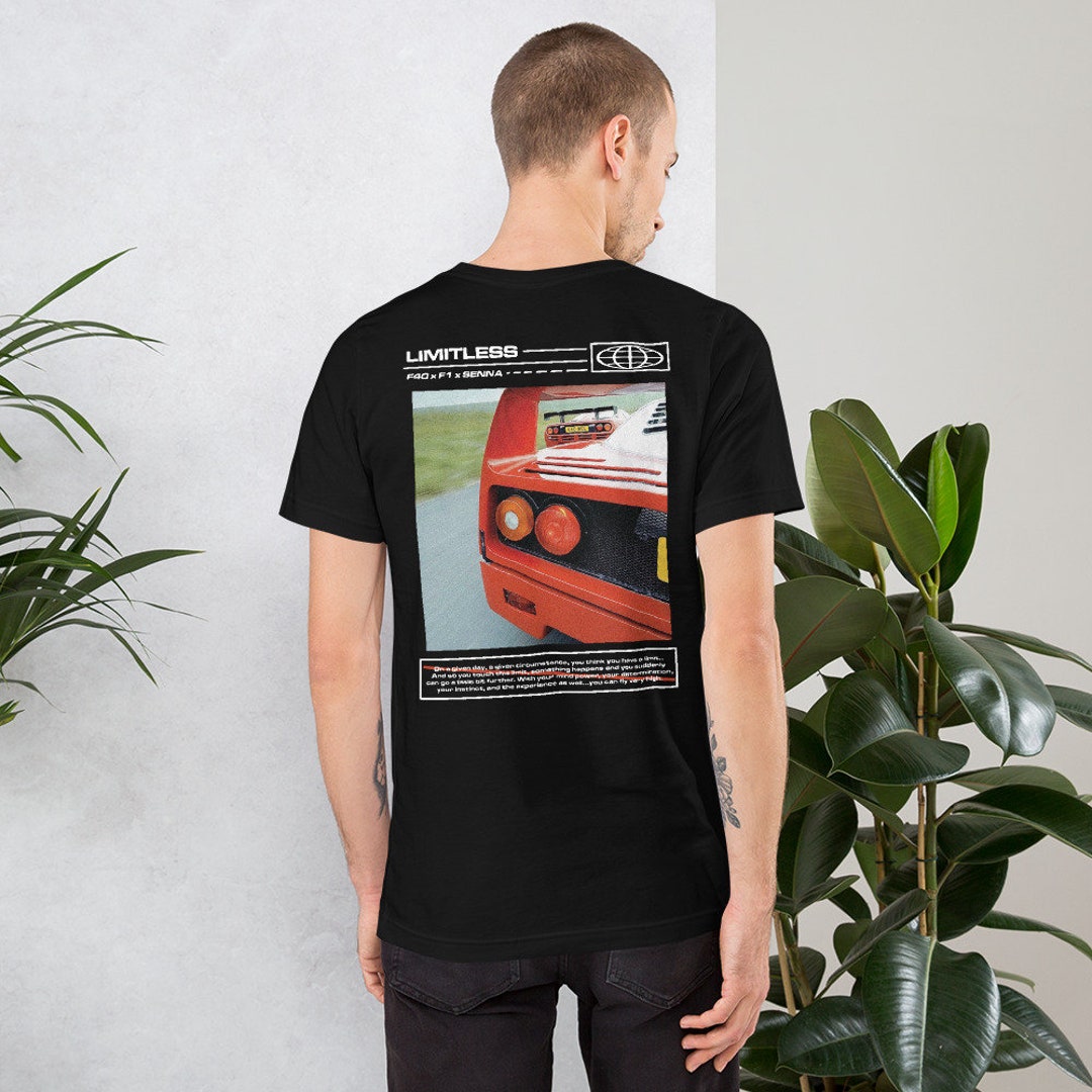 Mclaren F1 X Ferrari F40 X Ayrton Senna LIMITLESS Shirt Car