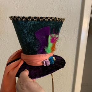 Mini Mad Hatter Hat from Alice and wonderland Tim Burton\Johnny Depp Version with head band