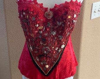 Queen Of Heats Corset  from Alice and Wonderland Heart Corset.