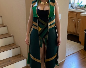 Lady Loki Costume Based of Marvel avengersLoki