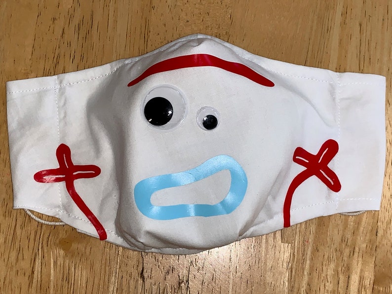 Forky Inspired Face Mask Toy Story - Etsy