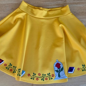 Belle inspires Skirt. Princess Belle skirt. Beauty and the Beast.