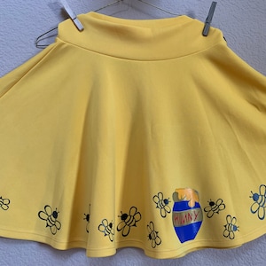 Winnie the Pooh inspires Skirt. Disney Pooh Bear Honey bear skirt.
