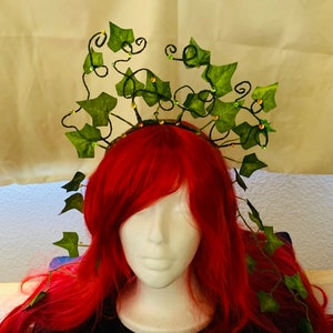 Poison Ivy Crown , Green Ivy Tiara , Woodland forest fairy Hair Accessory, Great for Brides!