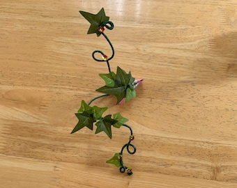 Poison Ivy  bracelet , Green Ivy wristband, Woodland forest fairy Wrap, Great for Brides or Renaissance Fair!