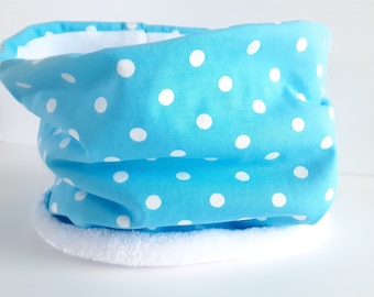 Snood Polaire à Pois Pour Fille – Multicolore, Col Rond/écharpe Tube, NEUF étiqueté