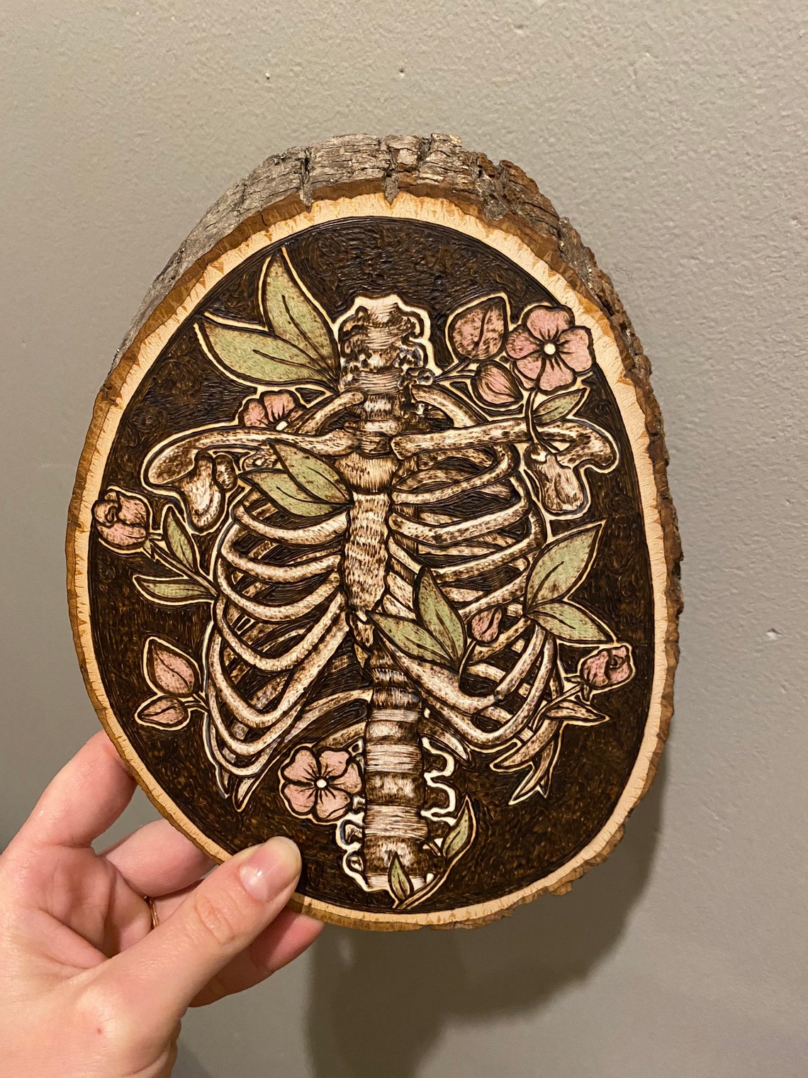 Floral Rib Cage - Etsy