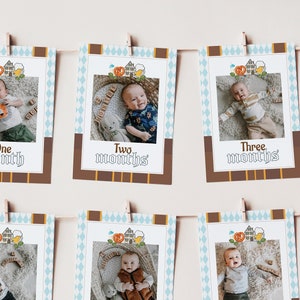 Onetoberfest Birthday Photo Banner | Print at Home Oktoberfest first birthday DIY | First Bday Monthly Photos | ONEtoberfest 1st birthday