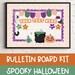 Halloween Bulletin Board Kit Bulletin Board Borders, Decor, Letters ...