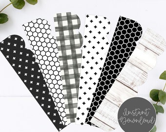 Farmhouse Classroom Bulletin Board Border | Printable Bulletin Board Borders for Teachers | 6 Farmhouse Shiplap Fixer Upper Classroom Decor