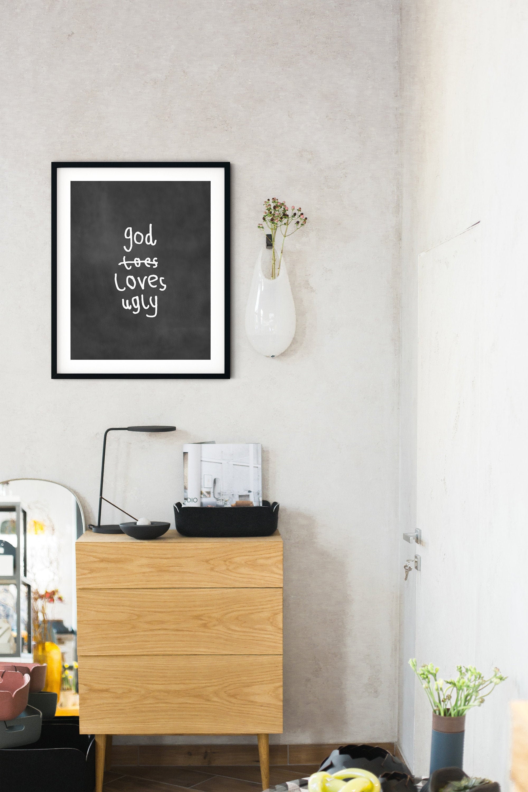 God Loves Ugly Atmosphere Print Hip Hop Download Wall Art - Etsy