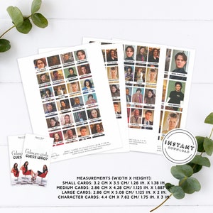 Gilmore Girls Guess Who Printable Template Unique Party | Etsy