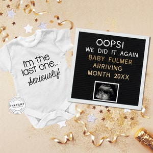 Oops! We Did It Again New Years Ever Pregnancy Announcement | New Family Member Social Media Announcement| New Year New Baby