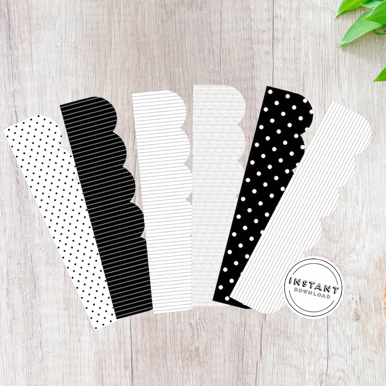 Black Bulletin Board Border