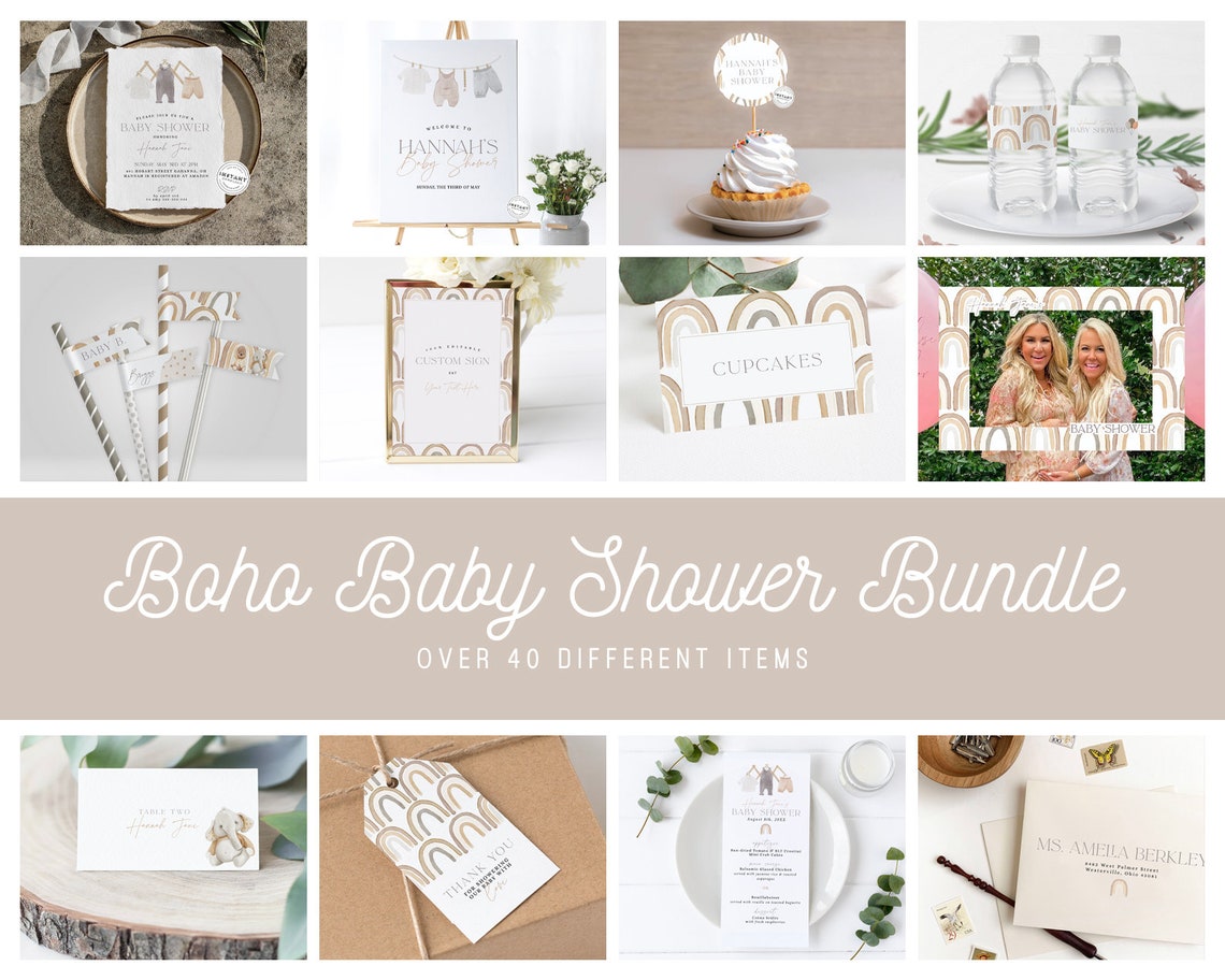 Boho Baby Shower Photo Booth Frame Photo Booth Frame for Etsy